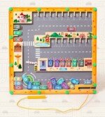 Montessori Magnetic Alphabet Maze Featured