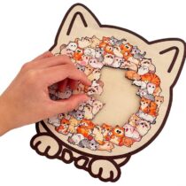 Wooden Cat Jigsaw Puzzle