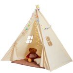 Kids Teepee Play Tent with Mat