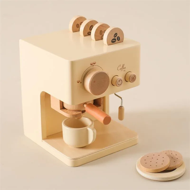 Wooden Coffee Maker Set 2