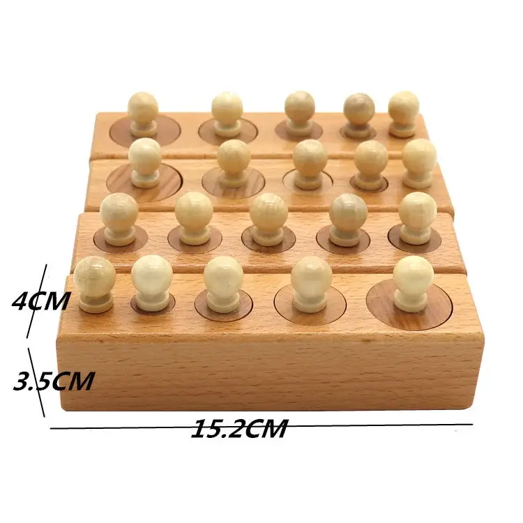 Dimension Wooden Natural Knobbed
