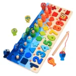 Montessori Smart Board wooden math and learning toy