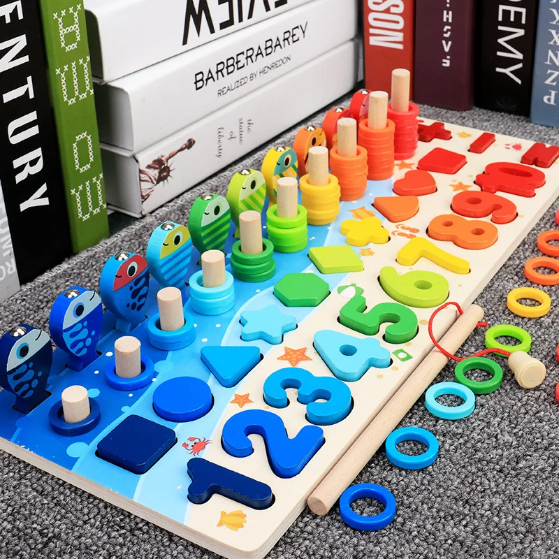Montessori Smart Board sorting and stacking rings