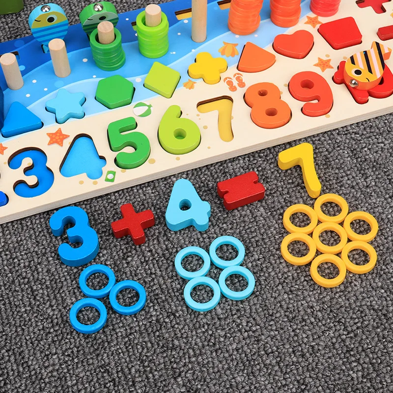Montessori Smart Board shape matching activity