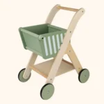 Wooden Grocery Shopping Cart